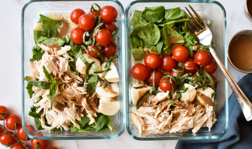 Caprese Chicken Quinoa Bowls Macrostax