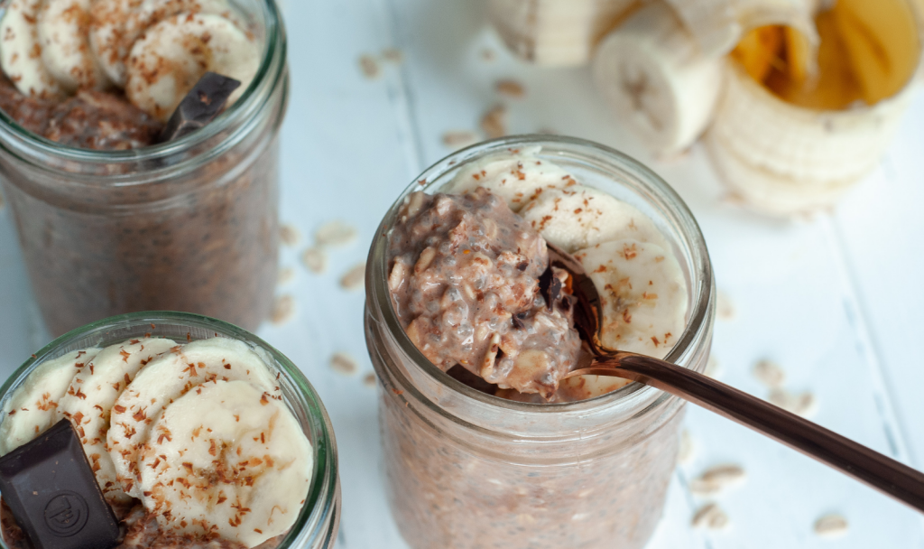 Dark Chocolate Overnight Oats Macrostax 8846