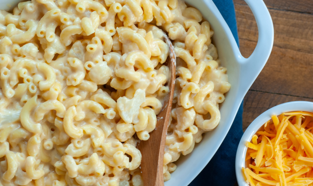 Lightened Up Mac and Cheese - Macrostax