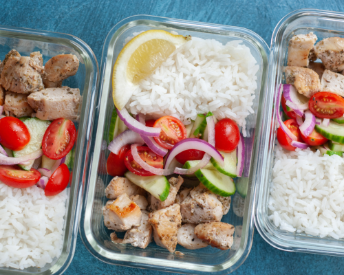 Healthy Greek Chicken Meal Prep Bowls - Ally's Cooking
