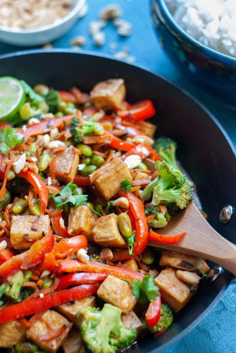 Tofu Veggie Stir Fry - Macrostax