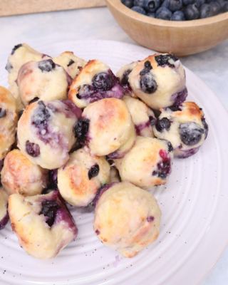 Blueberry Greek Yogurt Fritters