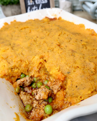 Healthy Sweet Potato Shepherd's Pie