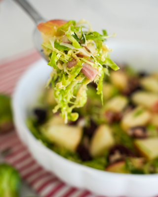 Honeycrisp Brussels Sprouts Salad